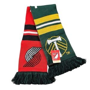 NWT MLS Portland Oregon Timbers x NBA Blazers Scarf